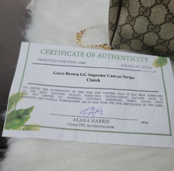 Authentic Gucci vintage web sherry line clutch - Picture 3 of 10